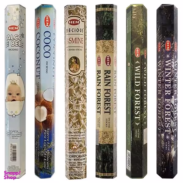 عود هم مدل ترکیبی کد Mix52 مجموعه 6 عددی