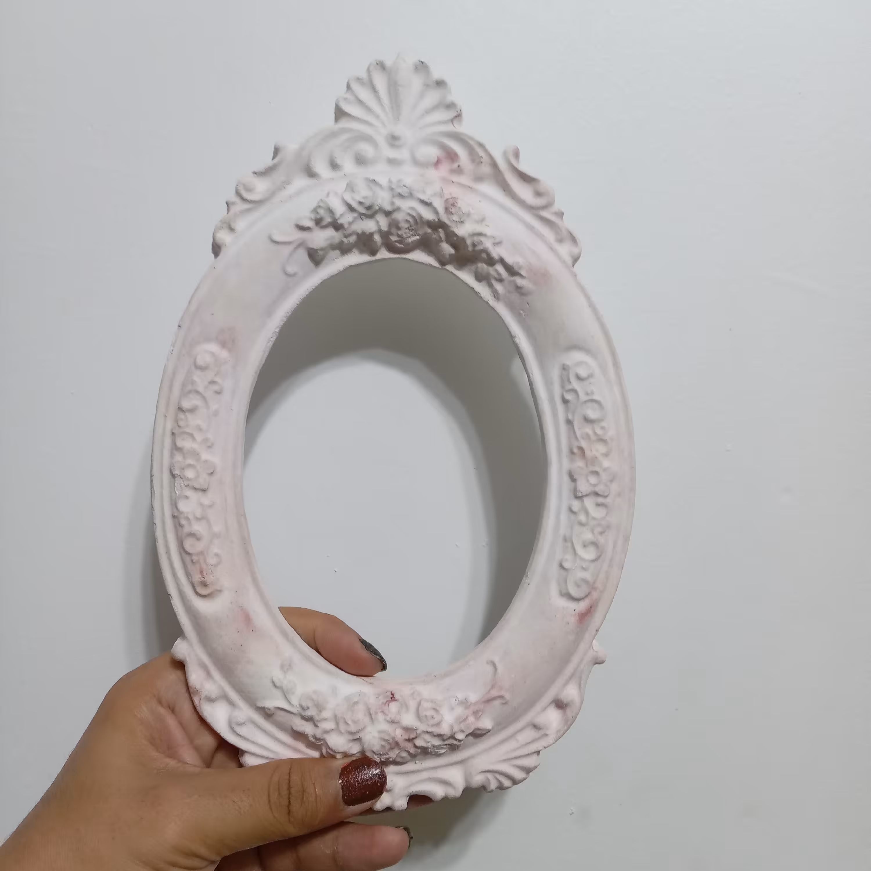 بیس خام قاب عکس یا قاب آینه در رنگهای متفاوت و ساده جنس بیس از پودر سنگ هنری 