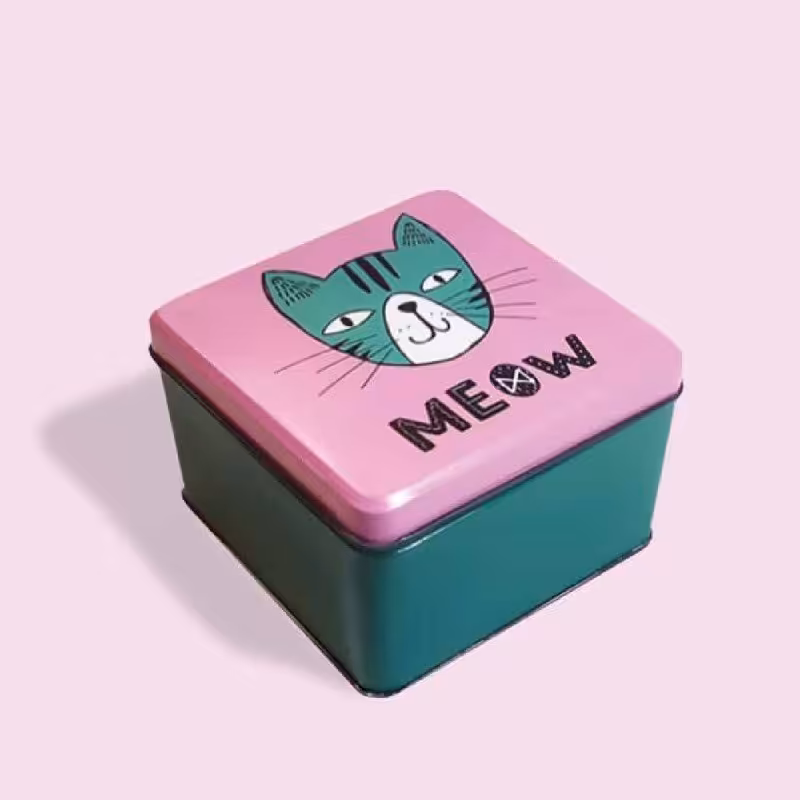 جعبه هدیه مریخ یک طرح Meow. 