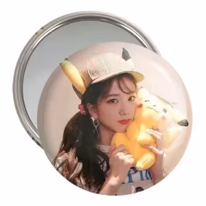 آینه جیبی خندالو مدل جیسو بلک پینک Black Pink کد 14199