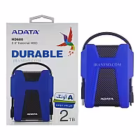 هارد HDD لپ تاپ 2 ترابایت Adata HD680 Durable External آبی-گارانتی آونگ