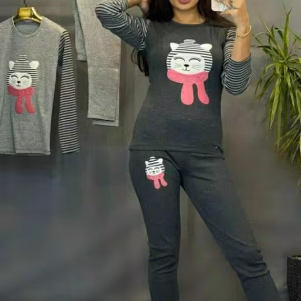 ست بلوز و شلوار کبریتی کشی 