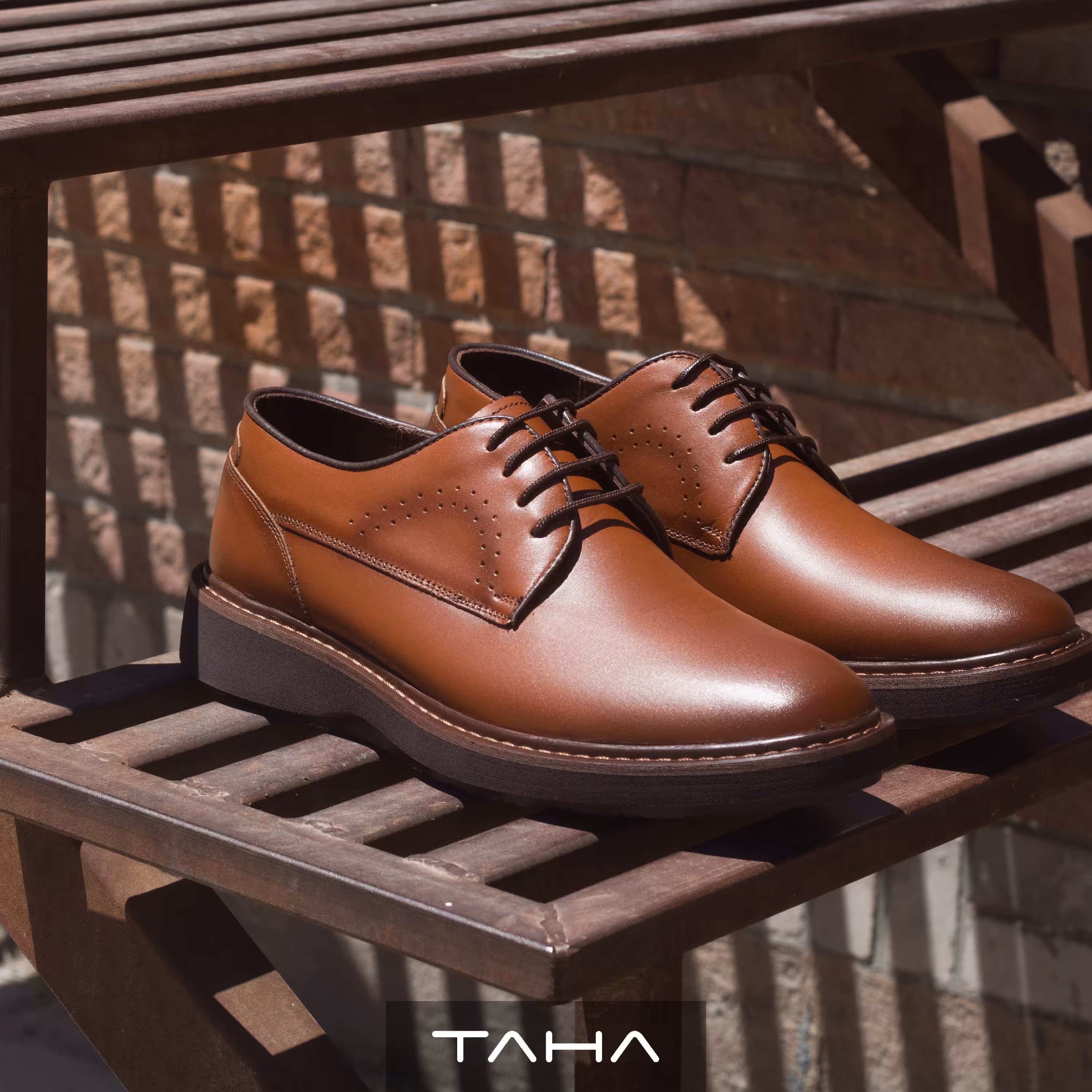 کفش تمام چرم مردانه 820 بندی