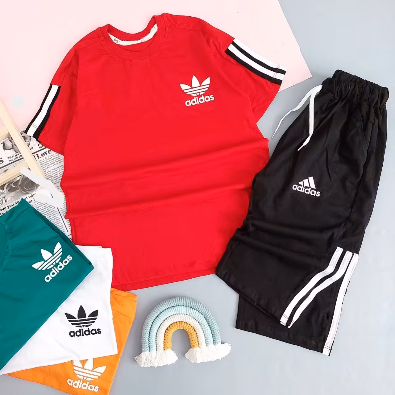 بلوز شلوارک پسرانه 10 تا 13 سال جنس پنبه اعلا 