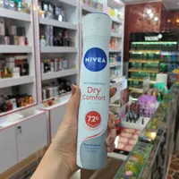 اسپری بدن زنانه نیوآ  NIVEA مدل درای کامفورت Dry comfort  حجم 200 میل ماندگاری 72 ساعت