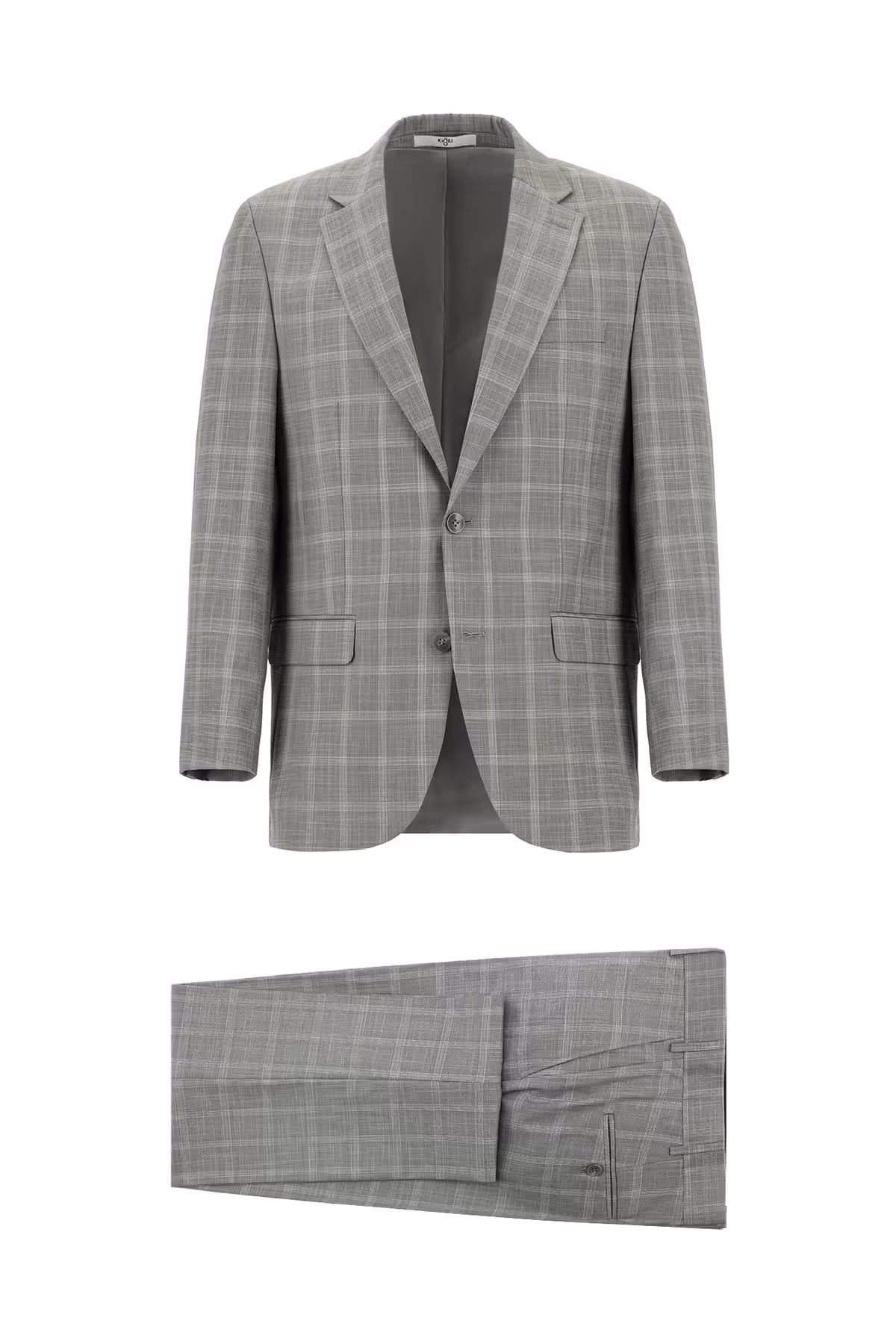 کت وشلوار آبی مردانه و شلوار کلاسیک اورجینال Kiğılı