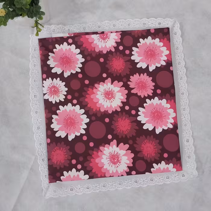 سفره زرشکی گل بابونه ضداب 4نفره 