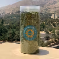 جعفری خشک اعلاء 100 گرمی بسته بندی شده در بطری پلاستیکی