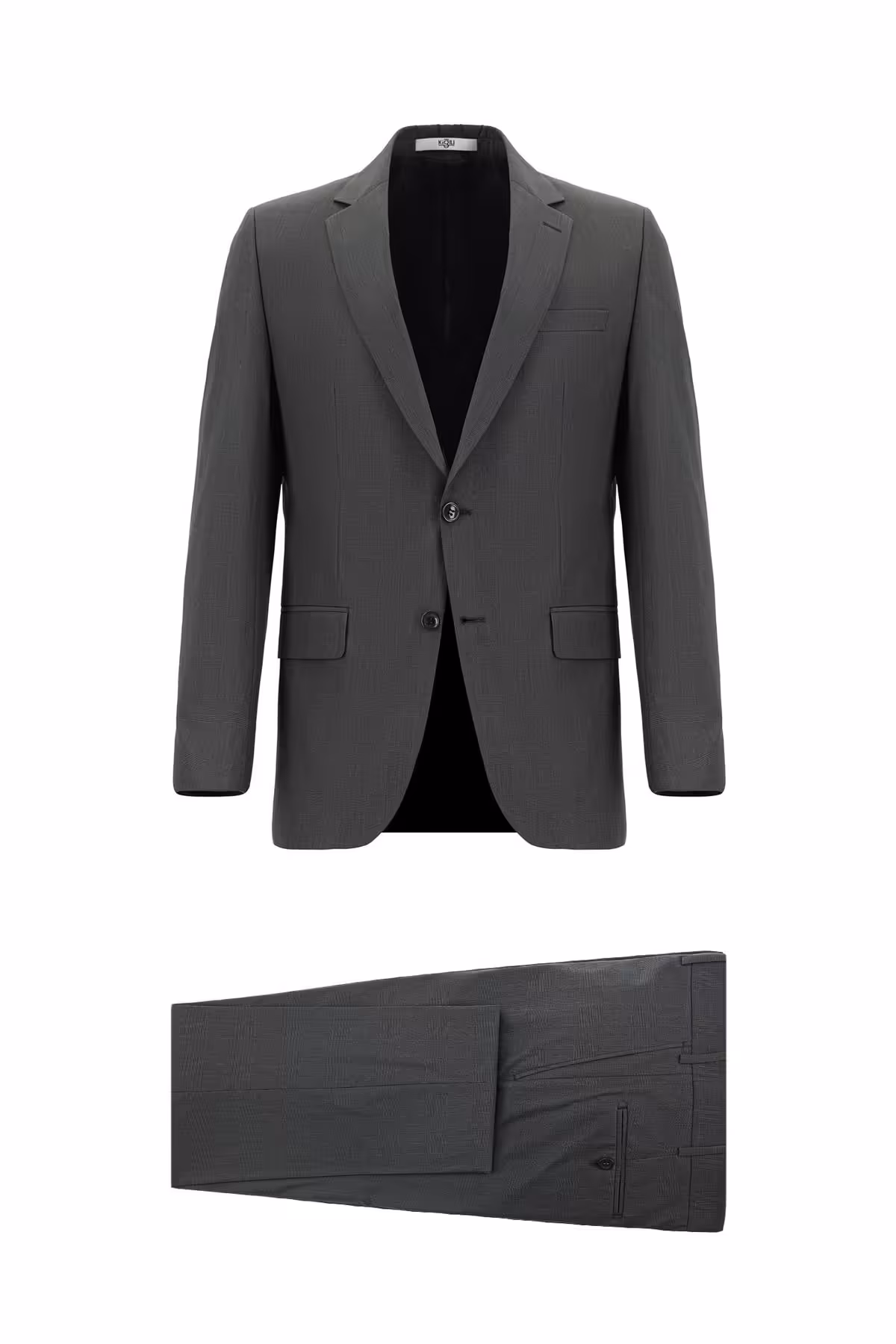 کت وشلوار نارنجی مردانه و شلوار کلاسیک اورجینال Kiğılı