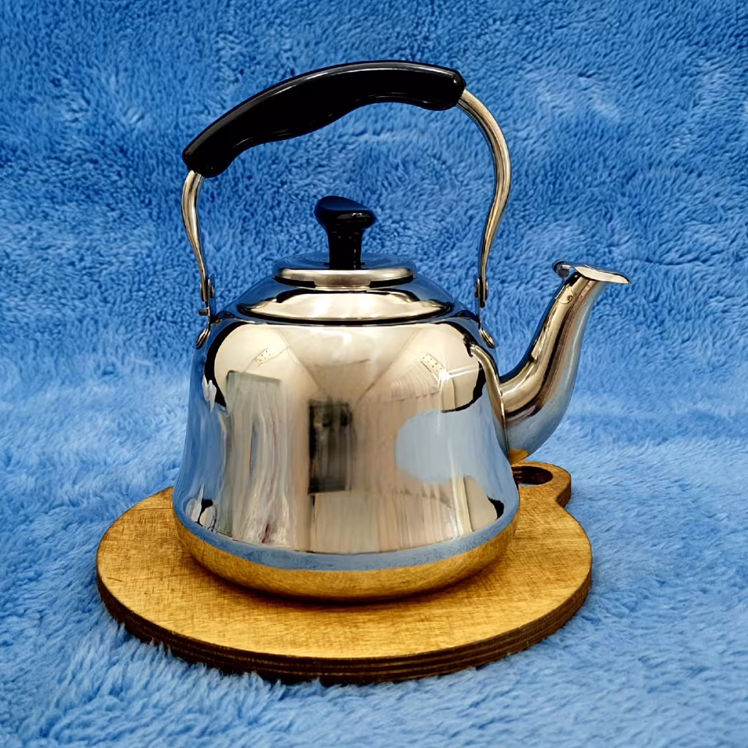 کتری استیل سوتی 1 لیتر یونیک صافی دار