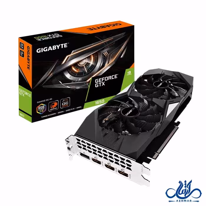 کارت گرافیک گیگابایت GeForce GTX 1650 GAMING OC 4G