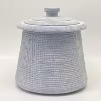 ظرف دیزی سنگی خط دار سایز 4 نفره