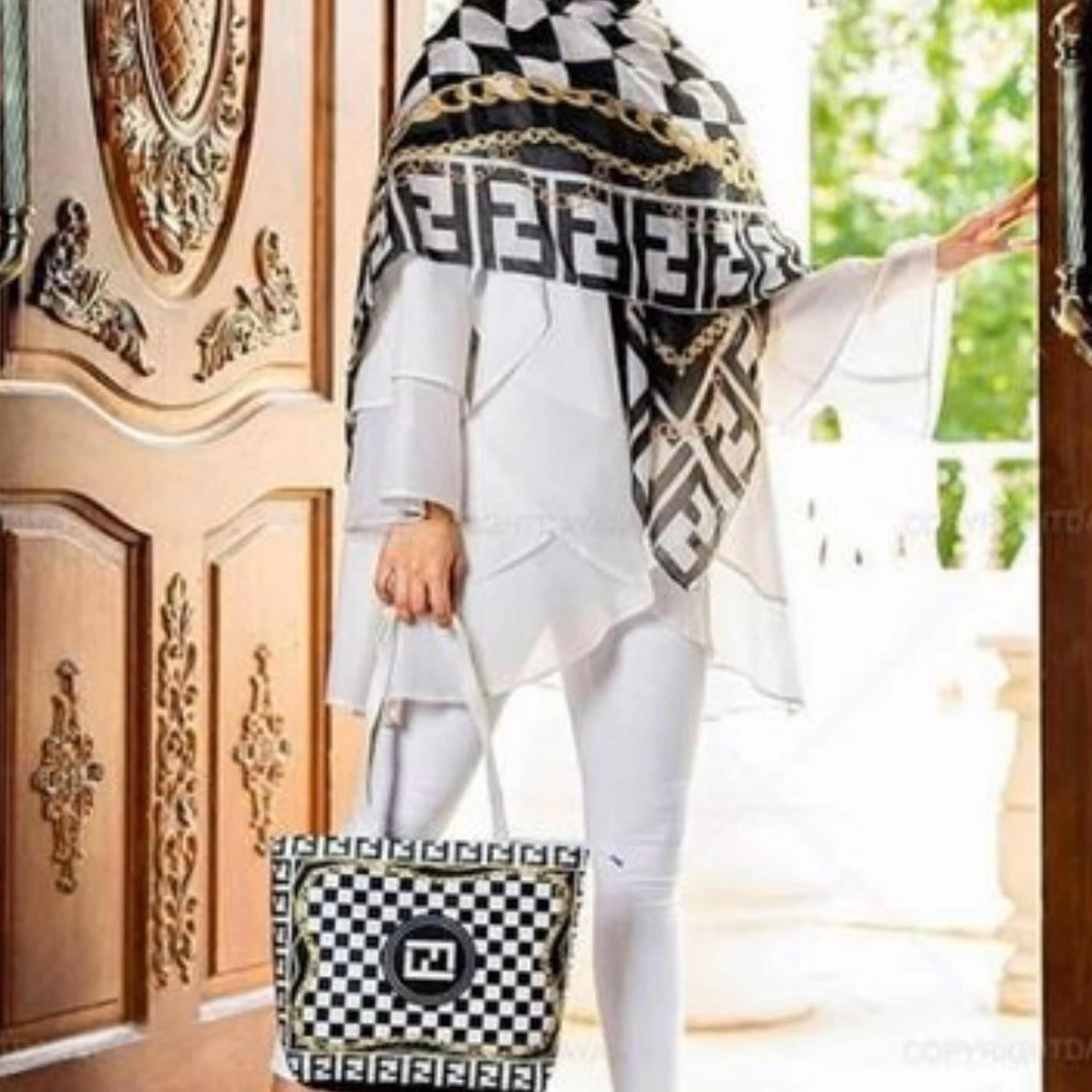 ست کیف و روسری