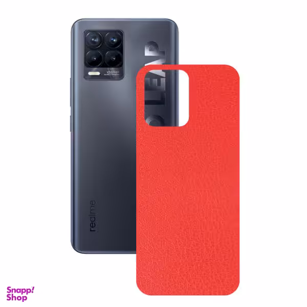 برچسب پوششی راک اسپیس طرح Leather-RD مناسب برای گوشی موبایل ریل می 8 Pro