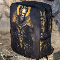 کوله پشتی طرح وایکینگ - odin جنس  مخمل کوبیده BK0008