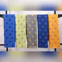 شال نخی طرح خال خالی بسیار سبک و خنک در شش رنگ زیبا