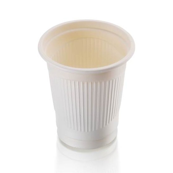 لیوان یکبارمصرف گیاهی سایز 220 سی سی  بسته ده عددی