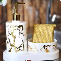 ست جامایع ماربل همراه  جا اسکاچی با اسکاچ در رنگبندی مختلف در پلاسکو دهقان 