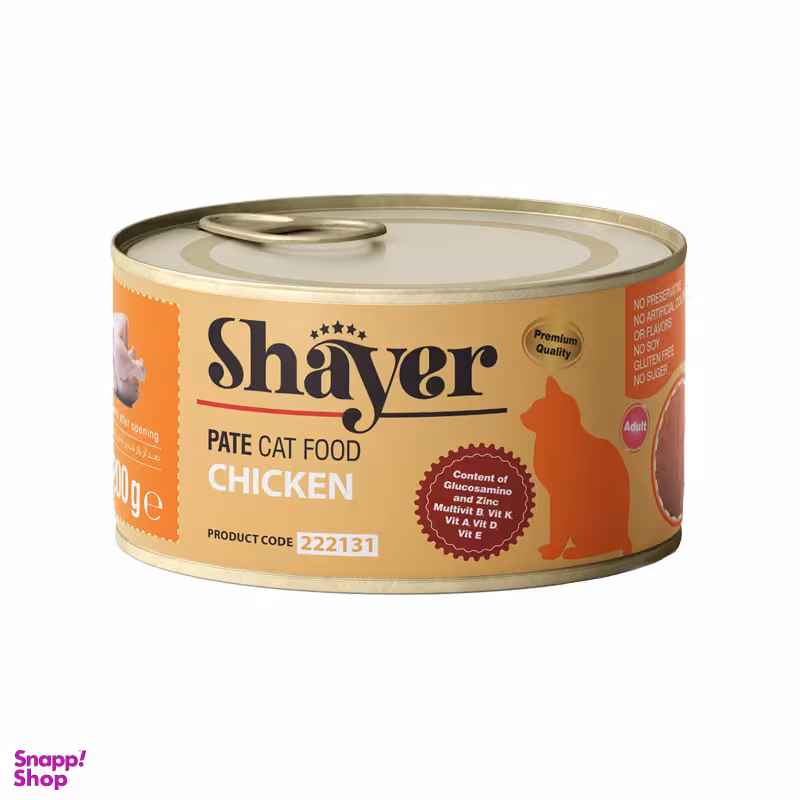 کنسرو غذای گربه شایر (Shayer) مدل Chicken