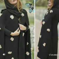 پانچ غزاله جنس کرپ اسکاچی تک رنگ مشکی سایز از 38 تا 48 در 3 سایز 1و 2و 3 
