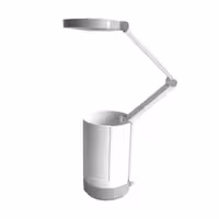 چراغ مطالعه لمسی سه کاره رنگ سفید-خاکستری 