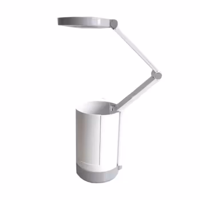 چراغ مطالعه لمسی سه کاره رنگ سفید-خاکستری 