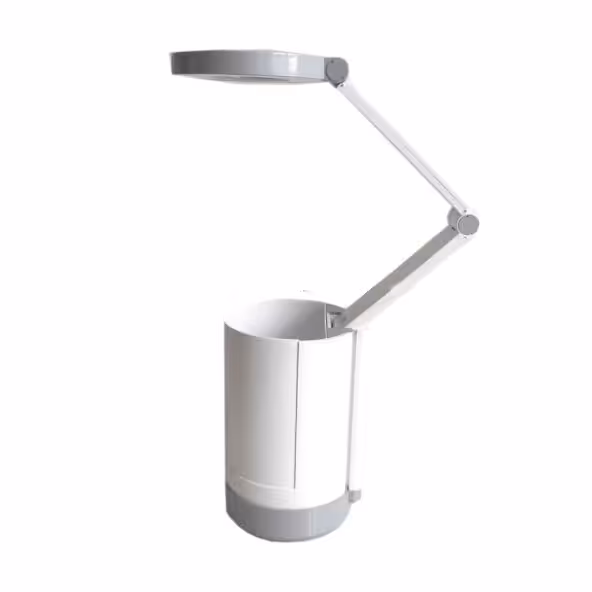 چراغ مطالعه لمسی سه کاره رنگ سفید-خاکستری 