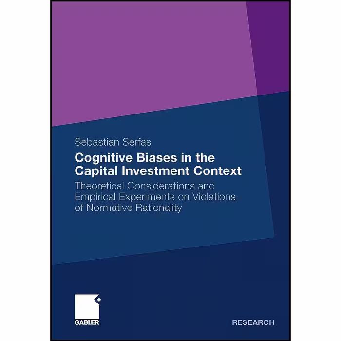 کتاب زبان اصلی Cognitive Biases in the Capital Investment Context