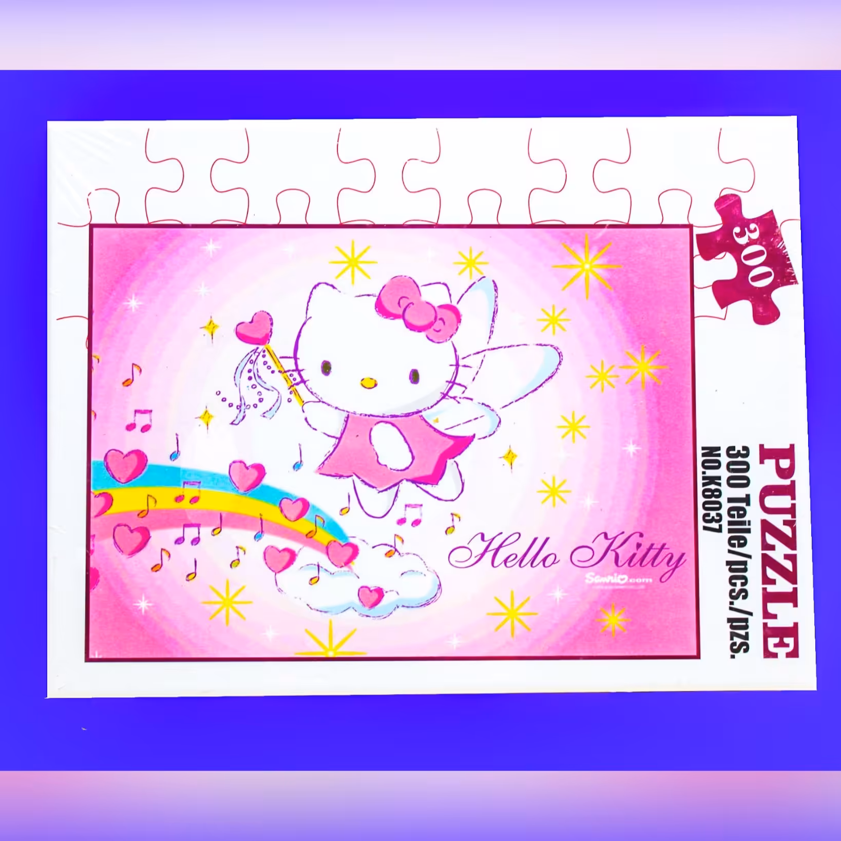 پازل ساختنی 300 قطعه کینگ طرح هلو کیتی