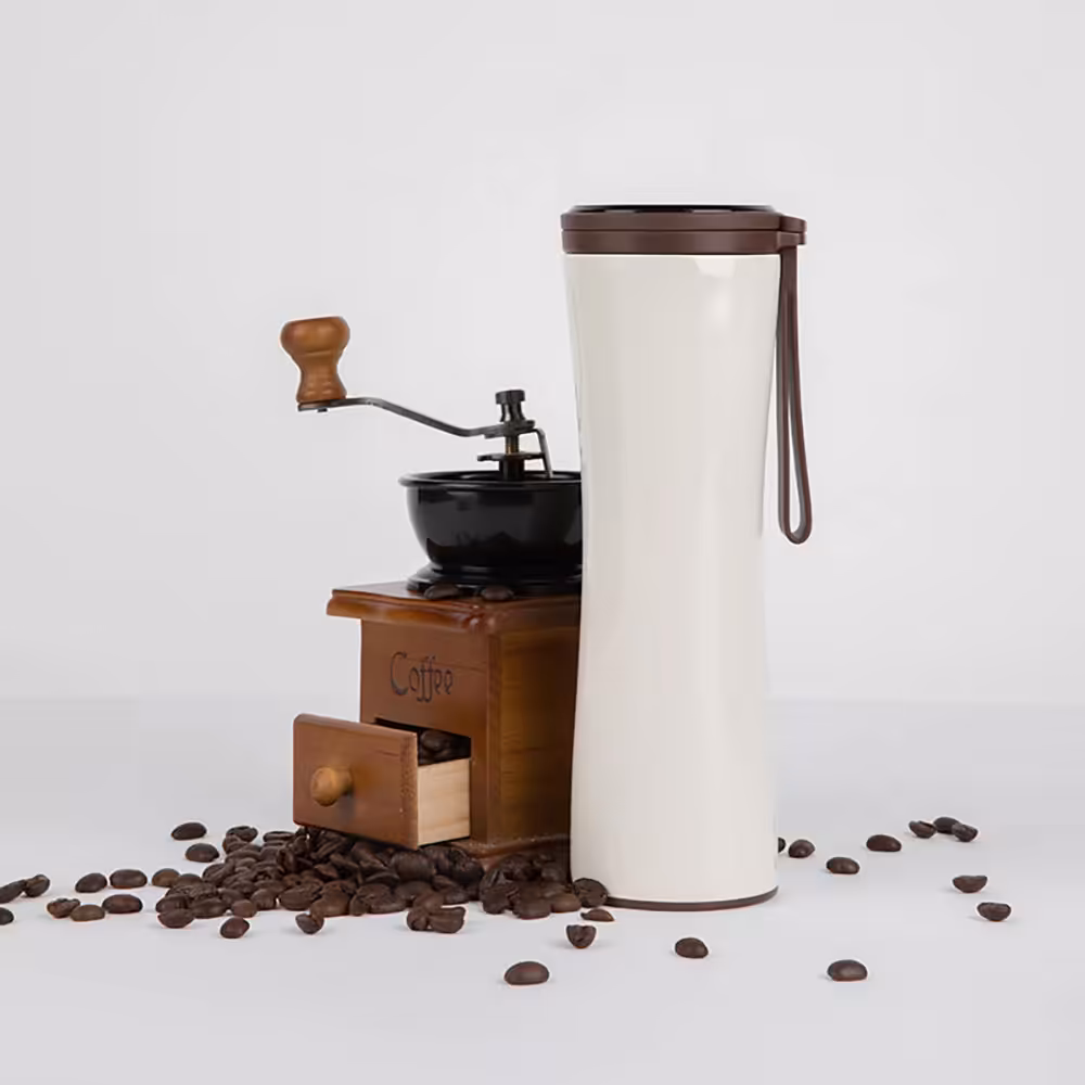 ماگ قهوه شیائومی KISS KISS FISH MOKA COFFEE TUMBLER (سفید)