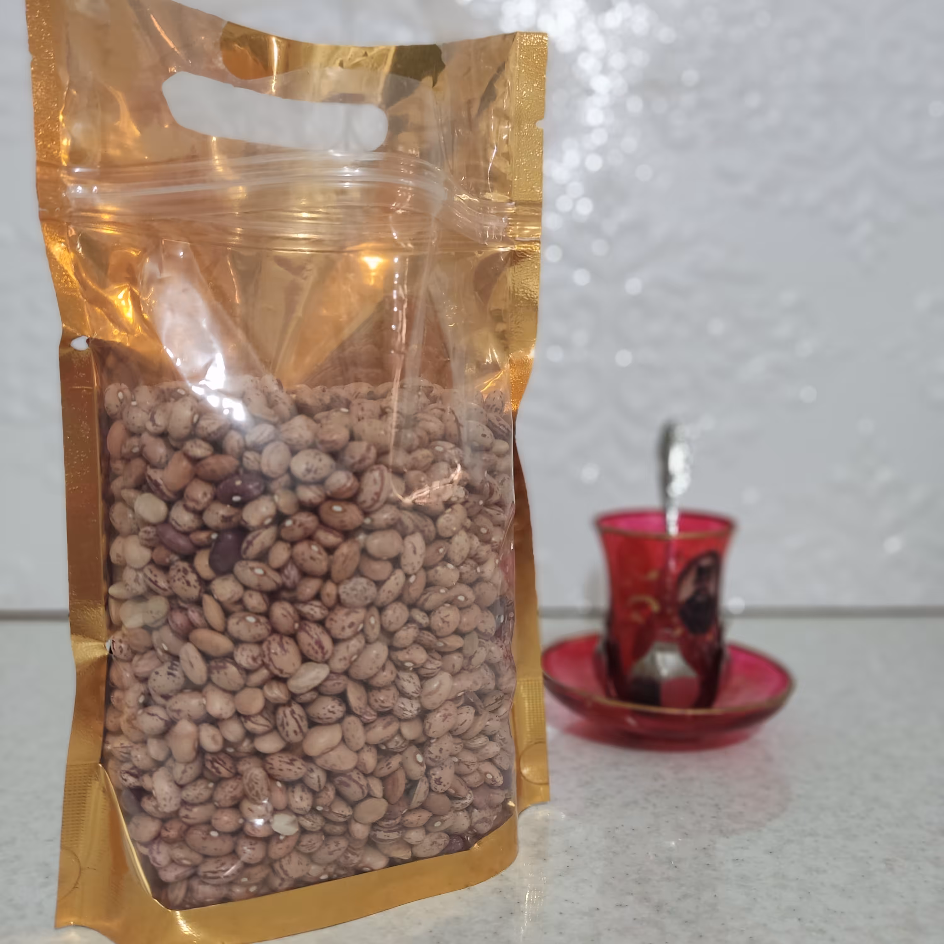 لوبیا چیتی خوش پخت 900گرمی 