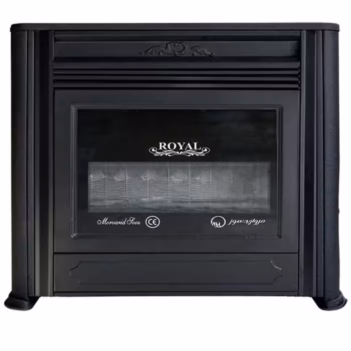 بخاری طرح شومینه گازی مرواریدسوز مدل 12000 رویال(هزینه ارسال بصورت پس کرایه برعهده خریدارمحترم هست)