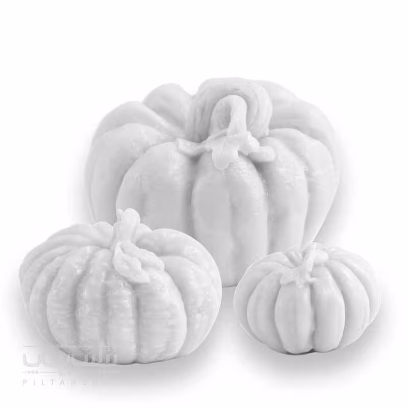 ست شمع تزیینی طرح کدو