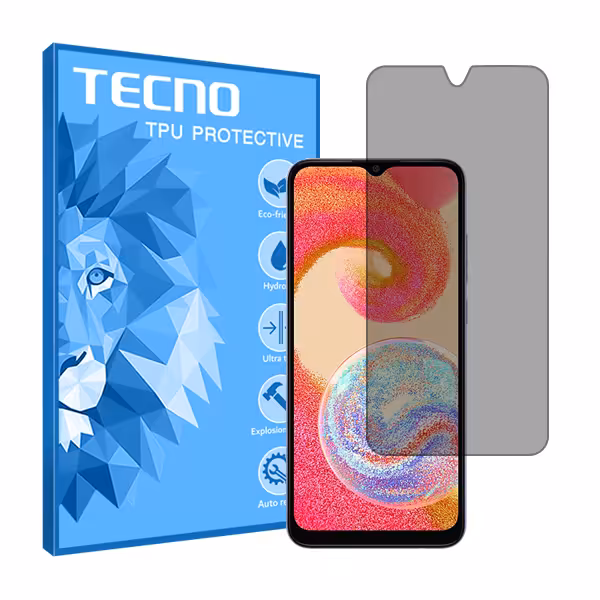 گلس سامسونگ Galaxy M04 مدل پرایوسی برند تکنو کد S