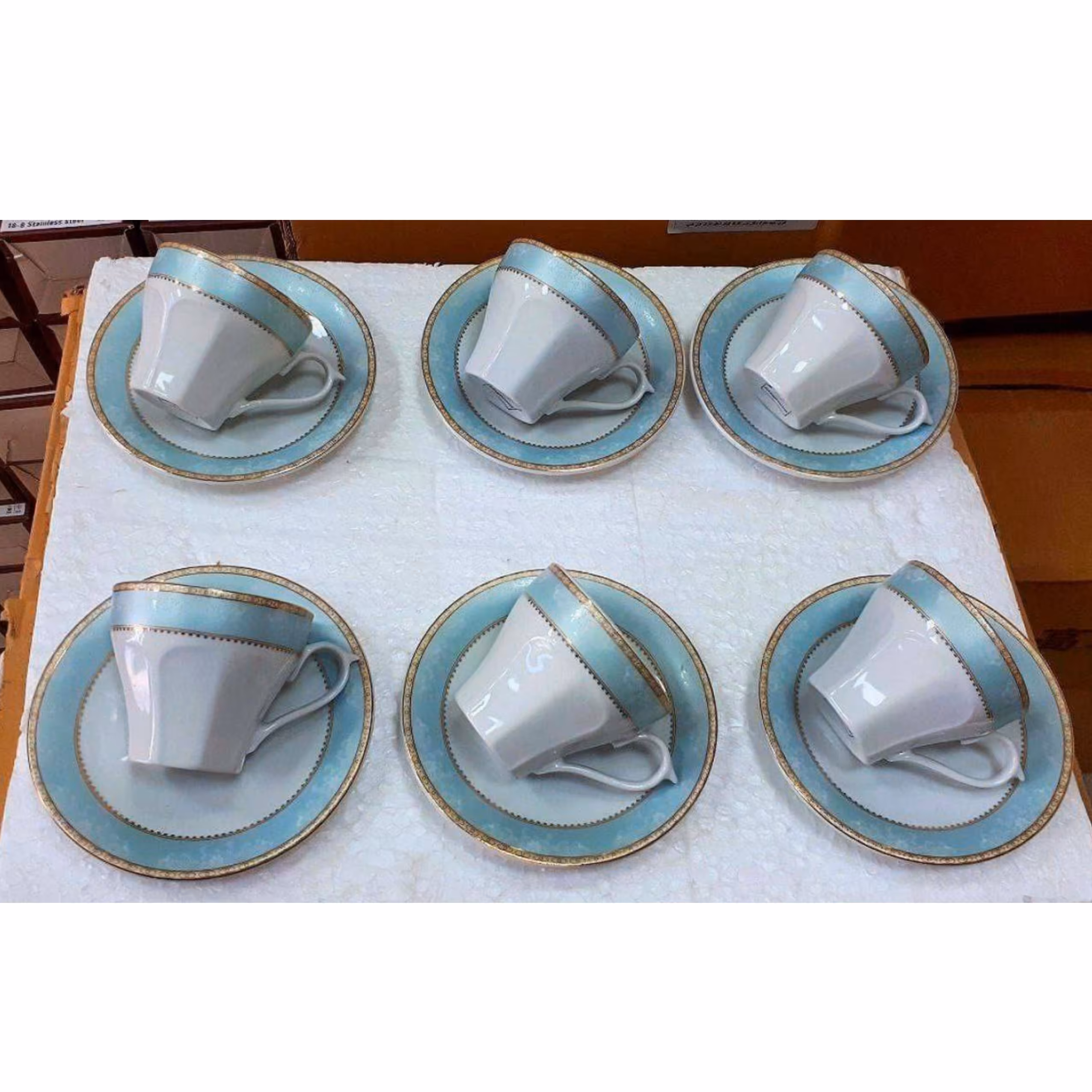 سرویس 12 پارچه چای خوری طرح هکتور  درجه1 