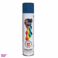 اسپری رنگ آبی سیر گل پخش مدل تیره حجم 300 میلی لیتر بسته 6 عددی
