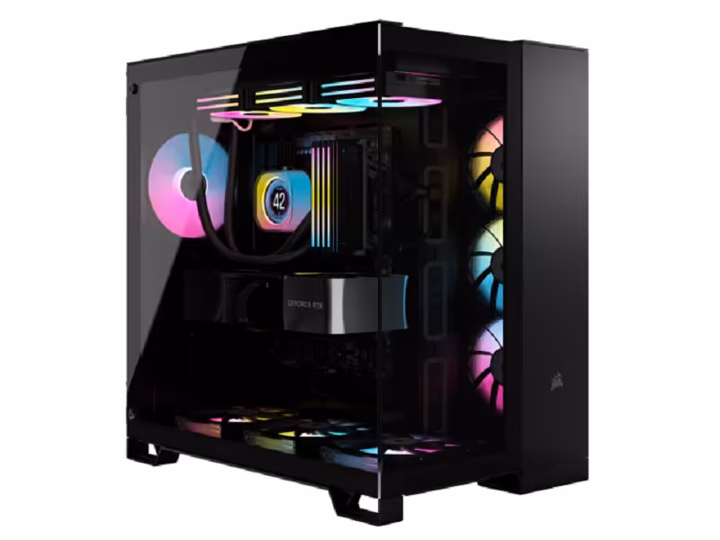 مشخصات، قیمت و خرید کیس کامپیوتر Corsair مدل Corsair 6500X RGB Black