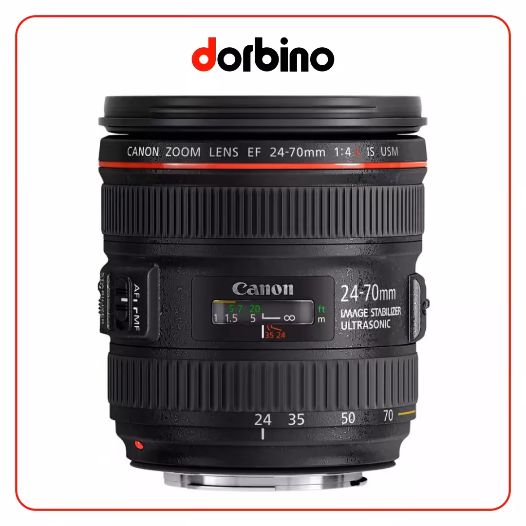 لنز کانن Canon EF 24-70mm f/4L IS USM - فروشگاه دوربین دوربینو