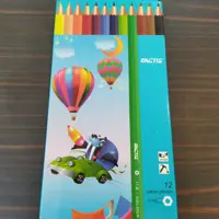 مداد رنگی 12 رنگ مقوایی فکتیس 