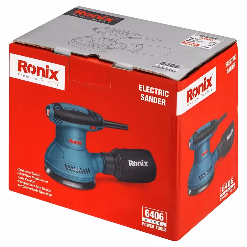  سنباده لرزان   گرد اربیتال  6406 رونیکس  320  وات