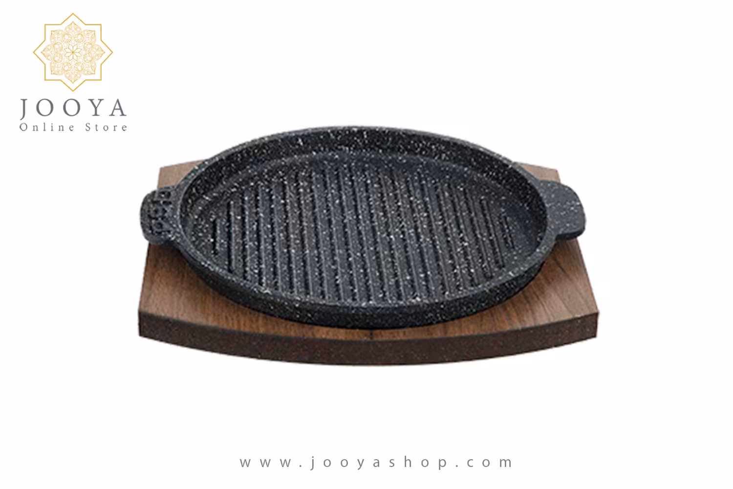 تابه گریل چدن نالینو مدل Fahita (با زیره چوبی)