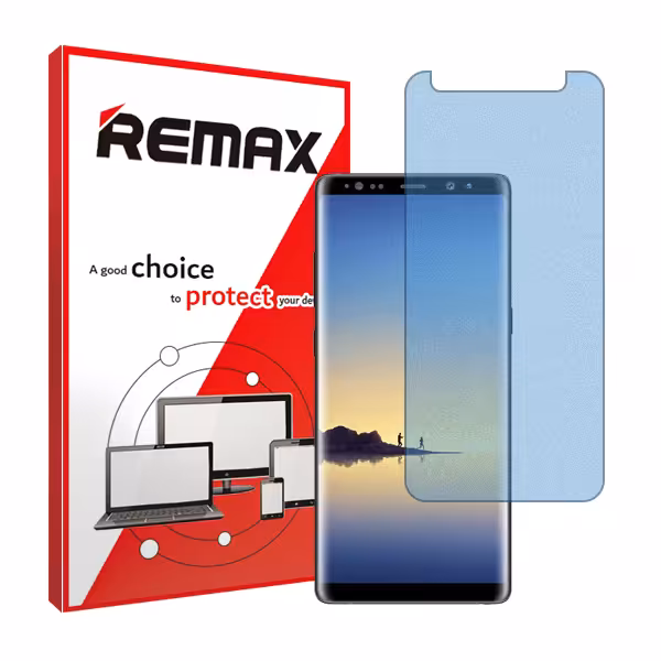 گلس سامسونگ Galaxy Note8 مدل مات آنتی بلو برند ریمکس کد S