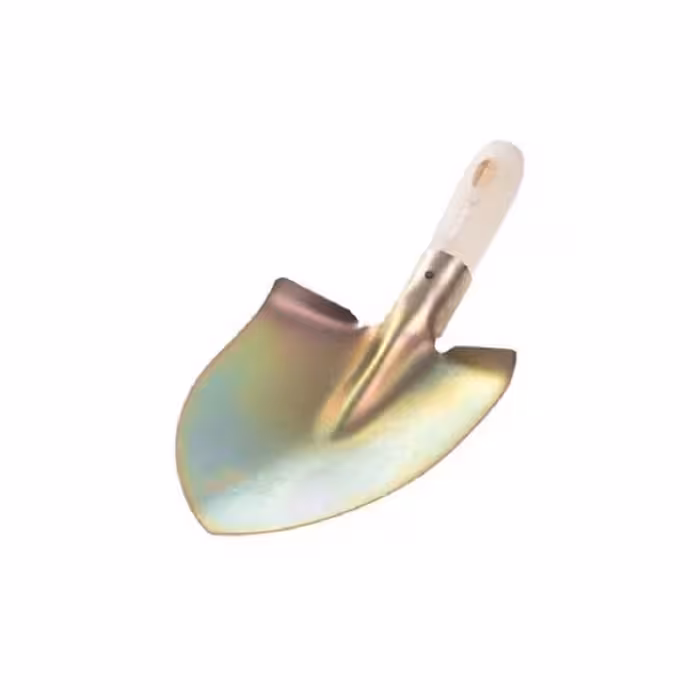 بیلچه باغبانی مغنی بزرگ فولادی دسته چوبی