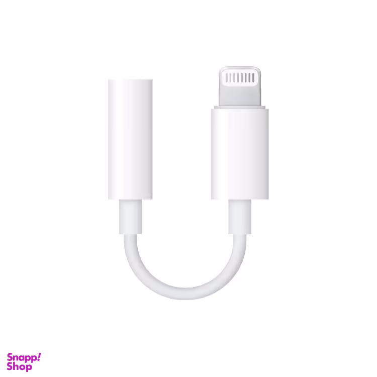 مبدل لایتنینگ به جک 3٫5 میلی متری طرح اپل مدل 001