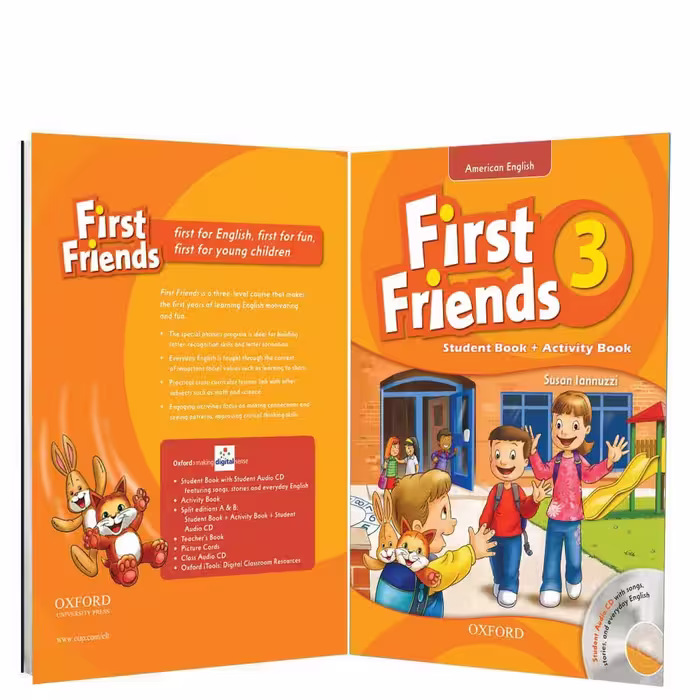 کتاب American First Friends 3 به همراه CD