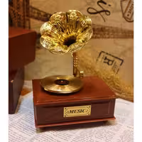 جعبه موزیکال گرامافون 