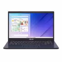 لپ تاپ 14 اینچی ایسوس مدل Vivobook Go 14 E410KA با پردازنده Celeron N4500، رم 4GB، حافظه 256GB SSD و 64GB eMMC و گرافیک Intel