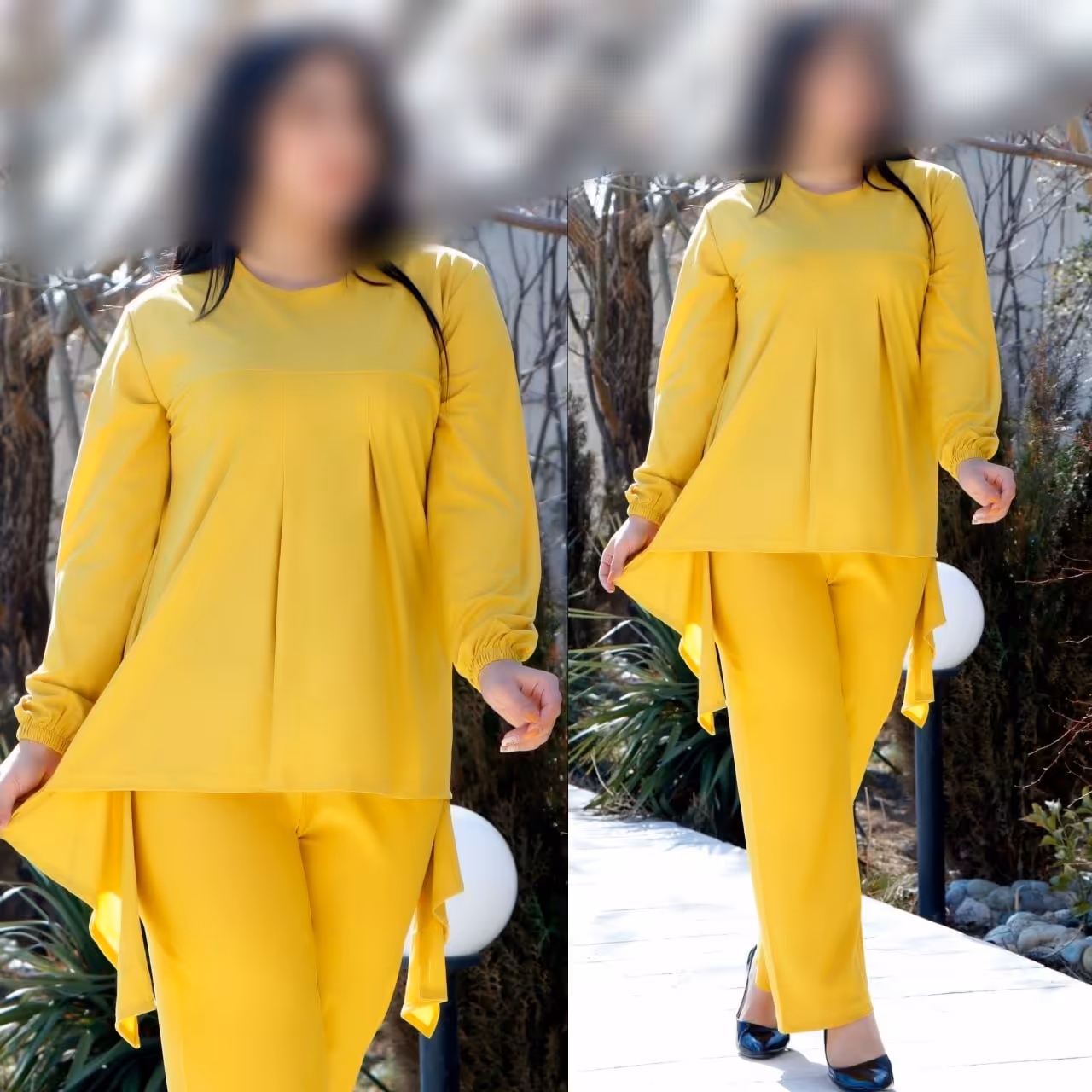 ست شومیز و شلوار زنانه مدل ماهی