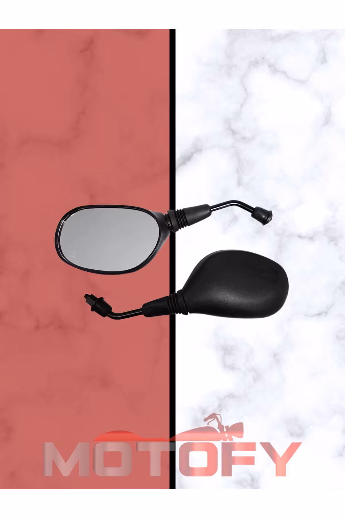 لوازم یدکی موتورسیکلت HONDA ACTVA 100 آینه تنظیم 8 میلی متر راست معکوس دندان QY256 MOTOFY