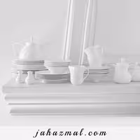 سرویس چینی یاسمن شهرزاد سفید 89 پارچه